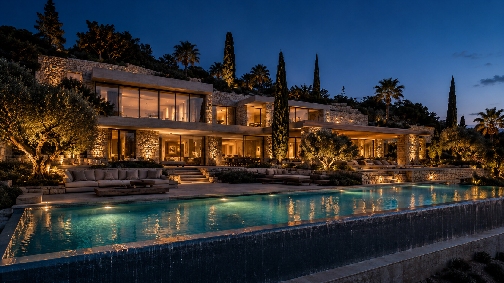 Villa Asteri Nocturne